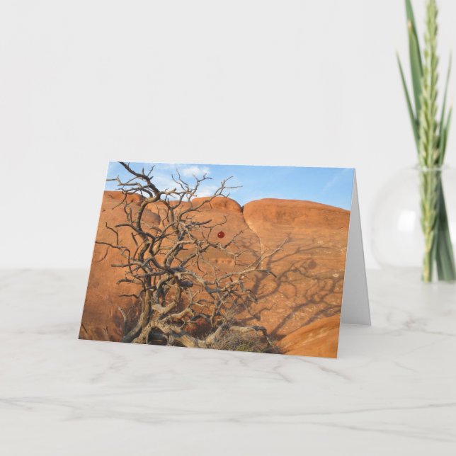 Cartão De Festividades Desert Tannenbaum (Frente)