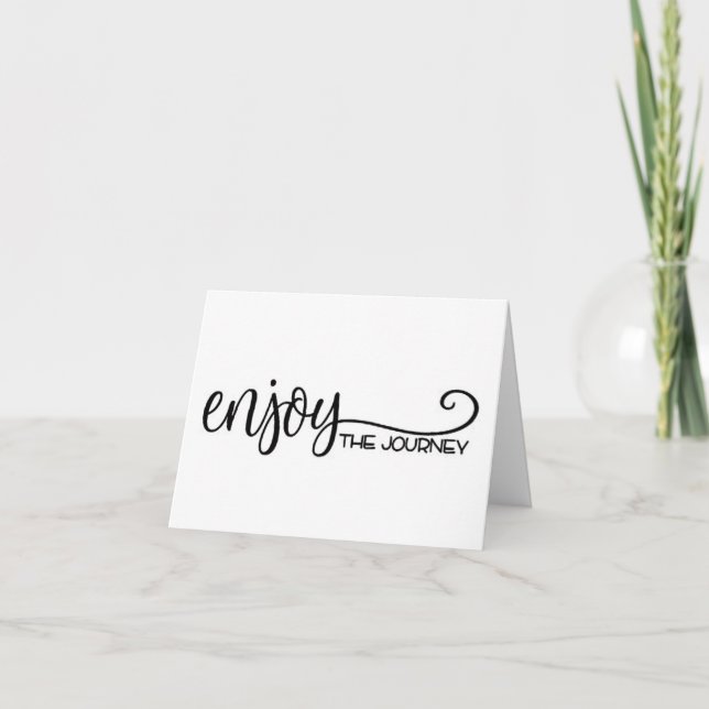 CARTÃO DE FESTIVIDADES **DESFRUTE DOS PARABÉNS DE JORNADA** (Frente)