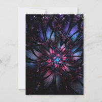 design de flor fractal abstrato.