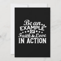 Design de Motivação Cristã - Fé, Amor e Ato