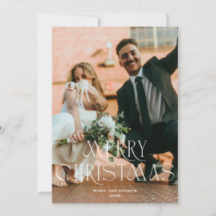 Cartão De Festividades design de Natal moderno e alegre