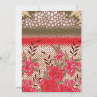 Design de tecido de intricato com padrões florais