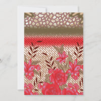 Design de tecido de intricato com padrões florais