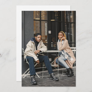 Cartão De Festividades Design Foto do seu próprio Solteiro