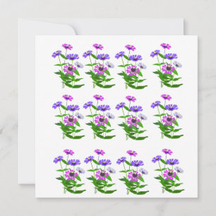 Cartão De Festividades Design Minimalista Espiritual Floral Celestial