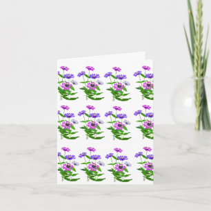 Cartão De Festividades Design Minimalista Espiritual Floral Celestial