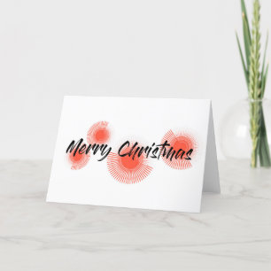 Cartão De Festividades Design moderno, alegre, divertido "Feliz Natal"