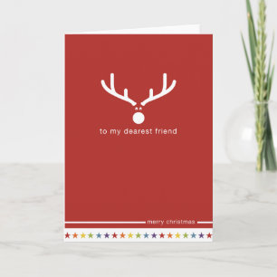 Cartão De Festividades Design nao reto do "cartão meu mais caro amigo"