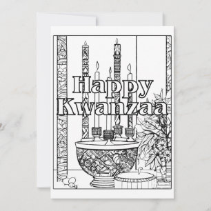 Cartão De Festividades Designs Kwanzaa