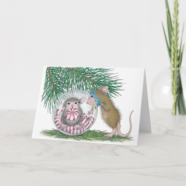Cartão De Festividades Designs para mouse doméstico® (Frente)