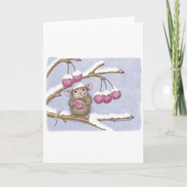 Cartão De Festividades Designs para mouse doméstico® (Frente)