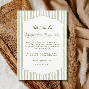 Cartão De Festividades Detalhes Clássicos Elegantes de Casamento com Faix