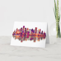 Detroit Michigan Skyline