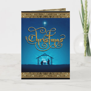 Cartão De Festividades Deus conosco! Celebração de Natal