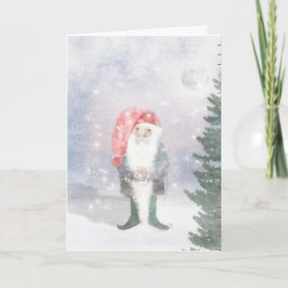 Cartão De Festividades Deus Jul!