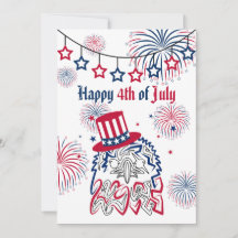 Dia da Independência de 4 de Julho Águia Americana