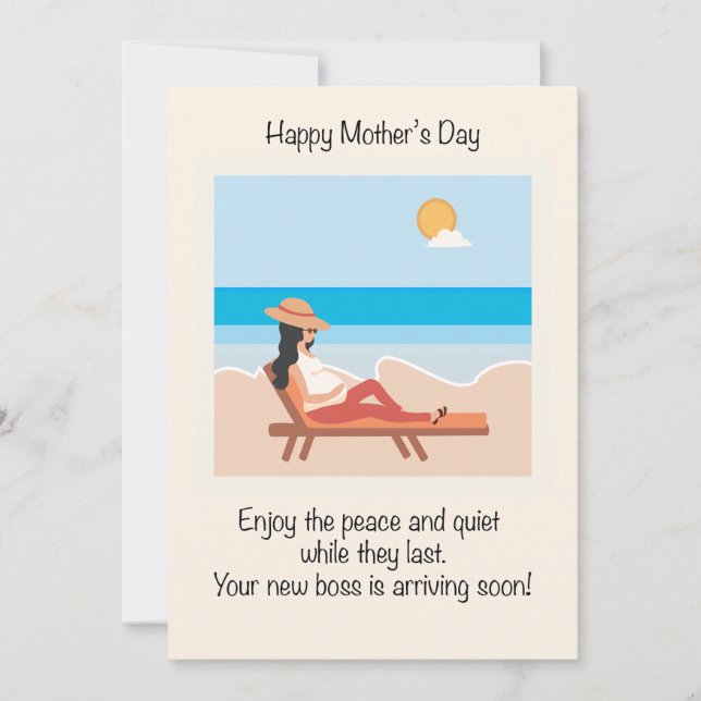 Cartão De Festividades Dia da Mãe Esperança (Frente)