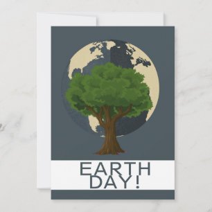 Cartão De Festividades dia da terra todos os dias, vá verde, Salve nosso