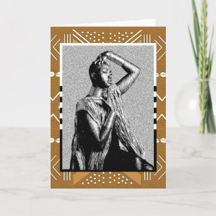 Cartão De Festividades Dia das Mães Étnico