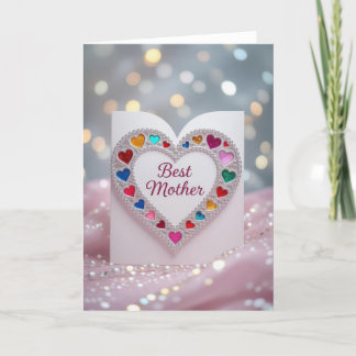 Cartão De Festividades Dia das mães, Melhor Mãe, Melhor mãe, Feliz Dia da