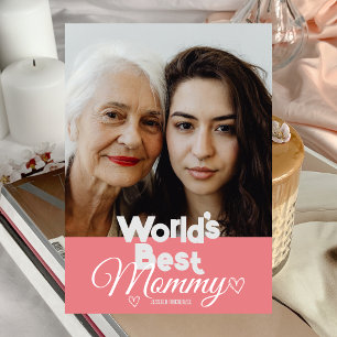 Cartão De Festividades Dia das Mães Personalizado, presente da melhor mam