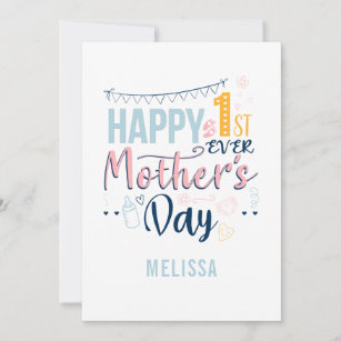 Cartão De Festividades Dia de as mães 1rua Cute Personalizado