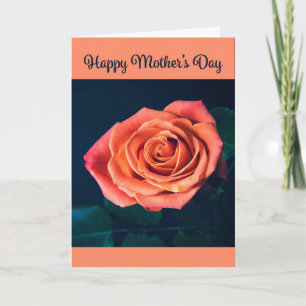 Cartão De Festividades Dia de as mães Feliz Fotografia Belo Pêssego Ros