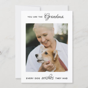 Cartão De Festividades Dia de as mães Personalizado de Fotografia Pet Da 
