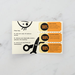 Cartão De Festividades Dia de Fora do pai: Saudações ao Dia de os pais co