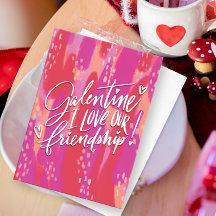 Dia de Galentine com Letra à Mão