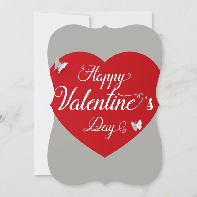 Cartão De Festividades Dia de os namorados (Frente)