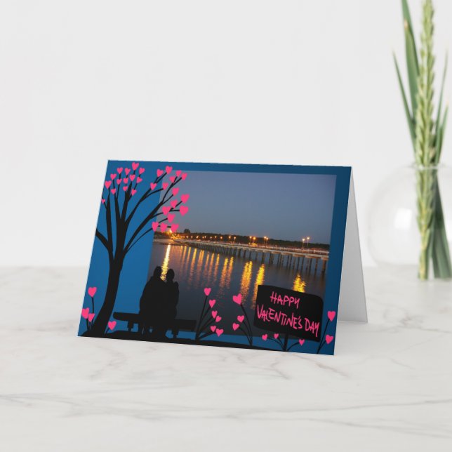 Cartão De Festividades Dia de os namorados (Frente)