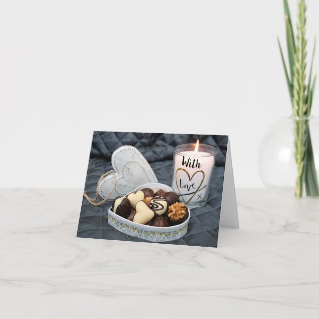 Cartão De Festividades Dia de os namorados (Frente)