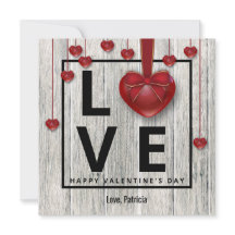 Dia de os namorados A Madeira Rústica Moderna AMA 