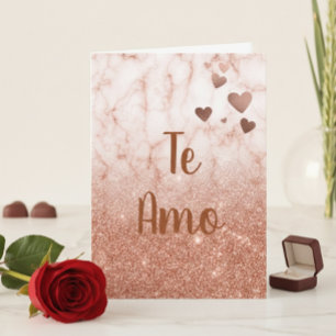 Cartão De Festividades Dia de os namorados Amo Tarjeta Amor Espanhol