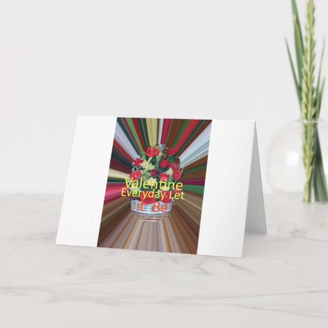 Cartão De Festividades Dia de os namorados Art (Frente)