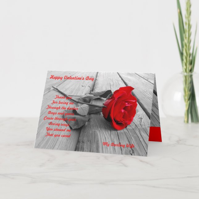 Cartão De Festividades Dia de os namorados da minha querido (Frente)