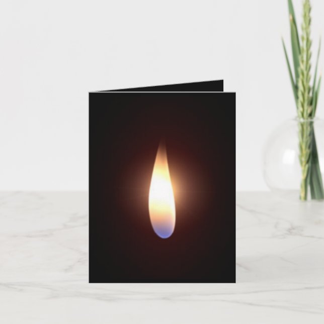 Cartão De Festividades Dia de os namorados de chama gêmea (Frente)