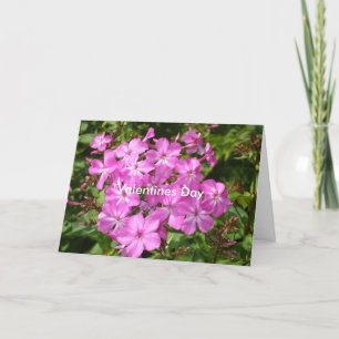 Cartão De Festividades Dia de os namorados de Flores Rosa