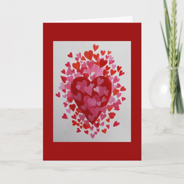 Cartão De Festividades Dia de os namorados Feliz (Frente)