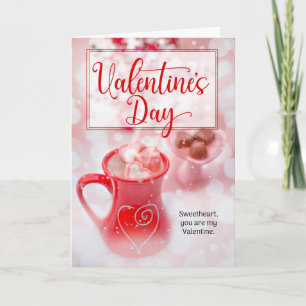 Cartão De Festividades dia de os namorados Love e Romance Sweetheart