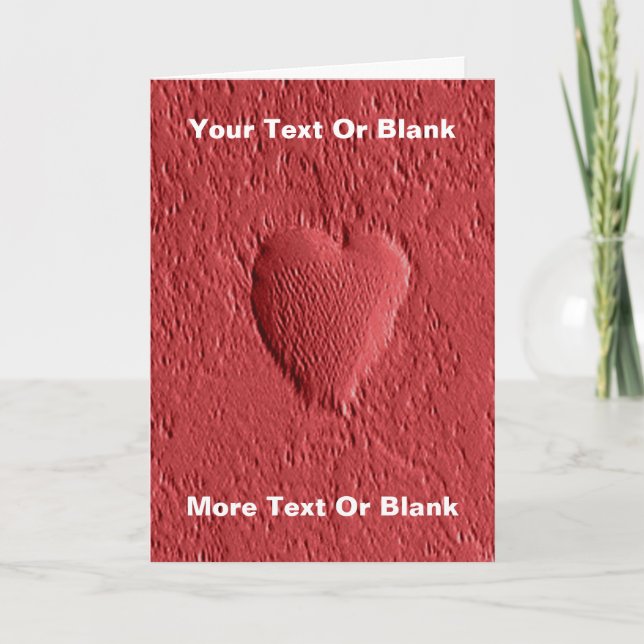 Cartão De Festividades Dia de os namorados - Marte (Frente)