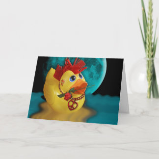 Cartão De Festividades Dia de os namorados Peace Ducky