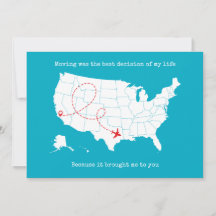 Dia de os namorados Personalizado de Mapa e Turque