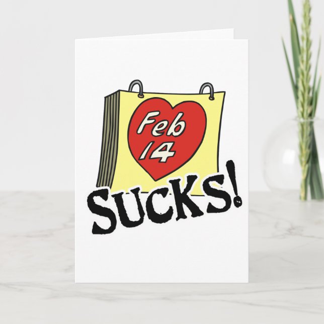 Cartão De Festividades Dia de os namorados Sugado (Frente)