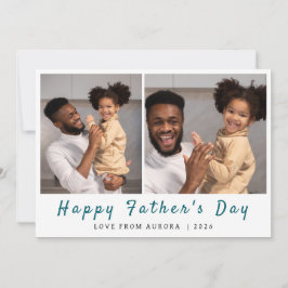 Cartão De Festividades Dia de os pais 2 minimalista feliz