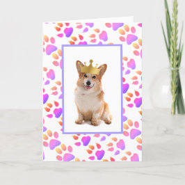 Cartão De Festividades Dia de os pais Corgi
