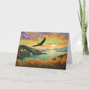 Cartão De Festividades Dia de os pais de Flying Home