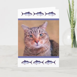 Cartão De Festividades Dia de os pais de Gato de Fotografias Personalizad