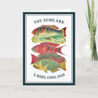 Dia de os pais de Peixe do Pai Legal da Vintage Re